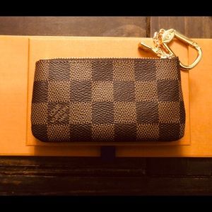 Louis Vuitton Key Pouch Damien Ebene